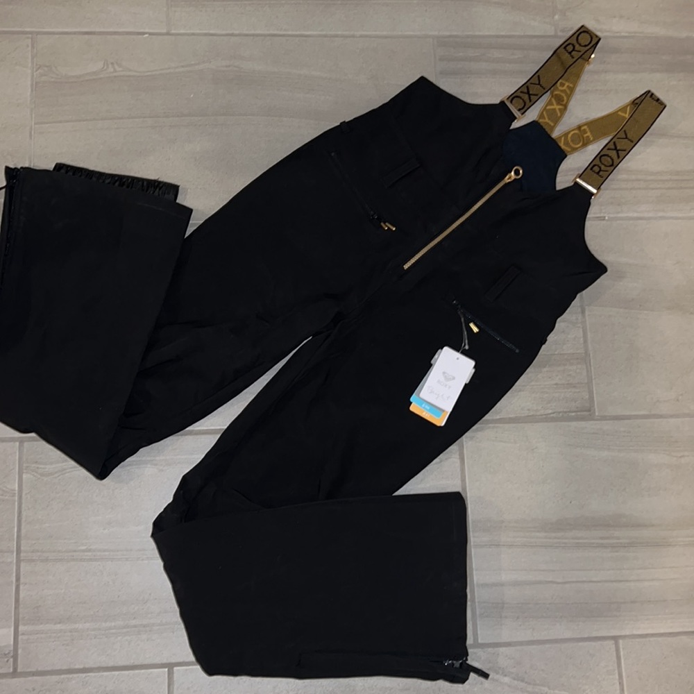 ❄️ ROXY TORAH BRIGHT SUMMIT SNOW BIB PANTS FOR WOMEN NWT 🎿 - Picture 7 of 16